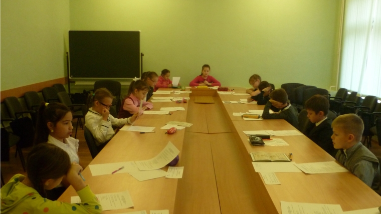 В Новочебоксарске состоялась городская олимпиада по чувашскому языку среди учащихся 4-х классов общеобразовательных организаций