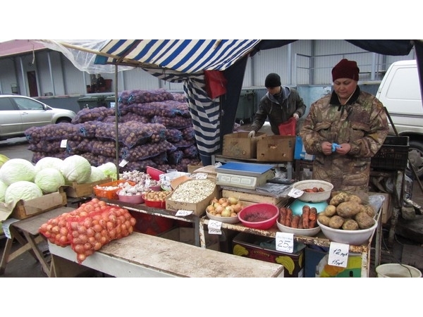 Урожай с местных грядок