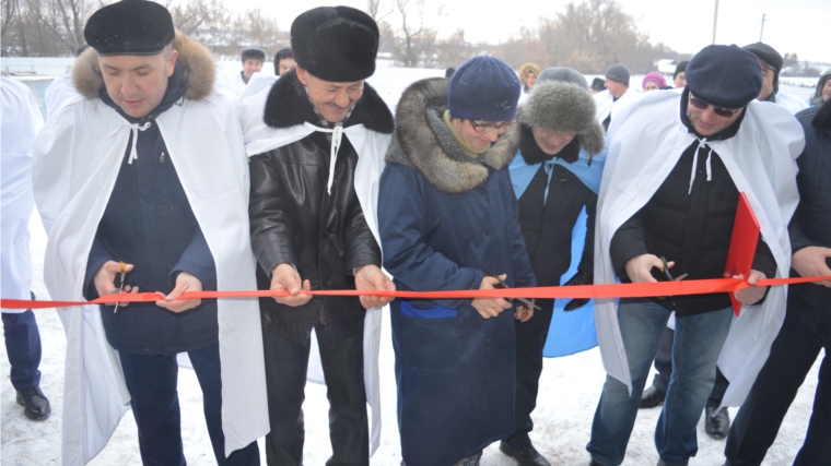 Торжественное открытие телятника на 200 голов в КФХ Грачева В.Г. в Янтиковском районе