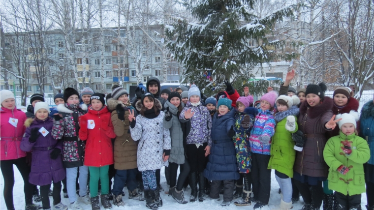 Культурно-спортивный праздник «Новогодний игроград» пришелся по душе юным чебоксарцам