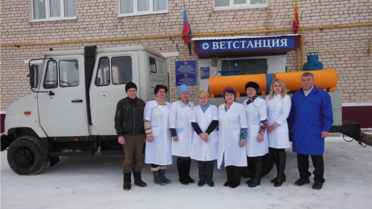 Спецавтомобиль ДУК-1 появился в БУ ЧР &quot;Урмарская районная СББЖ&quot; Госветслужбы Чувашии