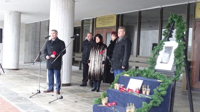 В г. Чебоксары состоялся траурный митинг в память о жертвах авиакатастрофы
