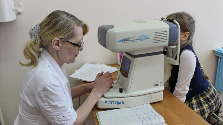 Лечебными мероприятиями в мобильном кабинете охраны зрения школьников охвачено около 2 тыс. чебоксарских детей