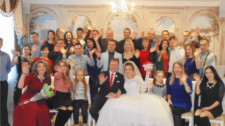 В праздник Рождества Христова в отделе ЗАГС зарегистрирована первая регистрация заключения брака в 2017 году