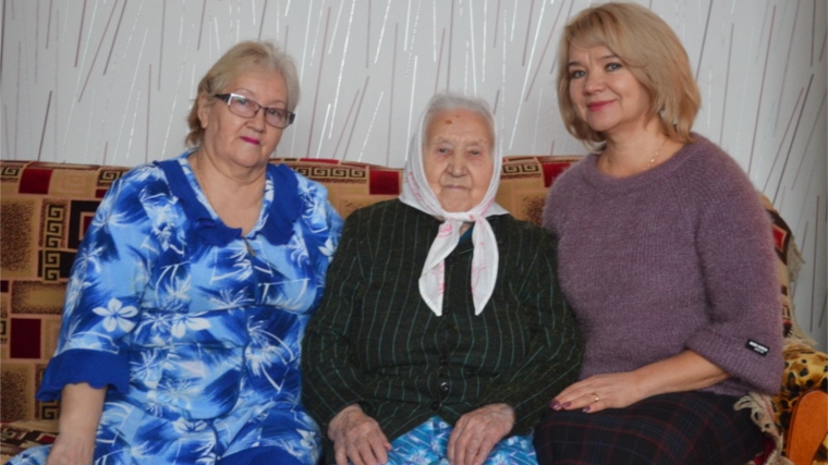 Труженице тыла военных лет, ветерану труда Марии Степановне Марковой – 95 лет