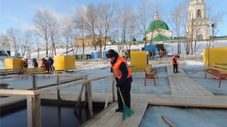 В Чебоксарах начали готовиться к Крещению