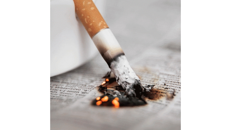 Неосторожное курение может привести к печальным последствиям