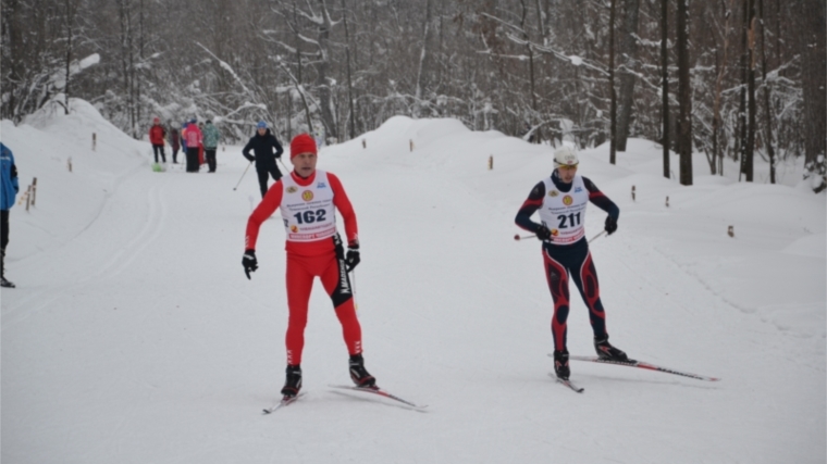 В республиканском центре зимних видов спорта проходит чемпионат и первенство Чувашии по лыжным гонкам