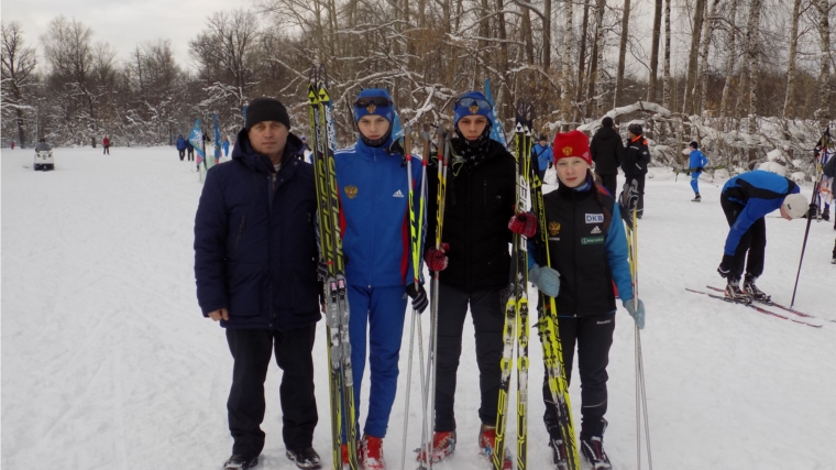 Лыжники Шемуршинского района приняли участие в Чемпионате Чувашии по лыжным гонкам