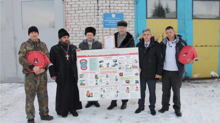 Председатель ГКЧС Чувашии Вениамин Петров с рабочим визитом посетил Шумерлинский район