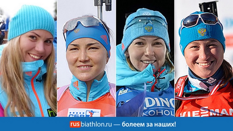 Татьяна Акимова – пятая в составе женской эстафетной команды на шестом этапе Кубка мира по биатлону