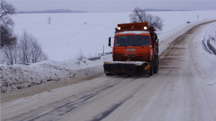 Работы по содержанию автомобильных дорог республики ведутся в штатном режиме