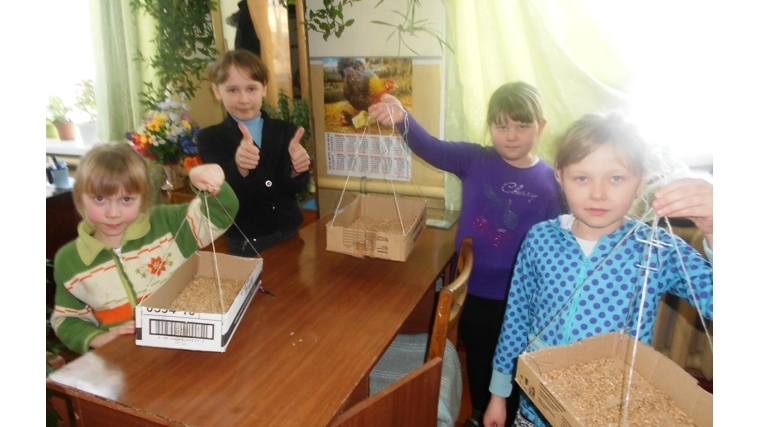 Работники Можарского дома культуры и библиотеки провели экологический час «Птицы зимой»