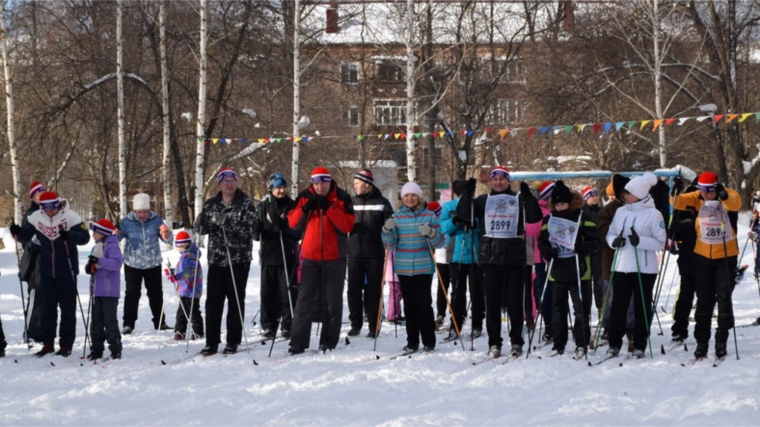 «Лыжня России - 2017» в городе Шумерле собрала около 1100 горожан