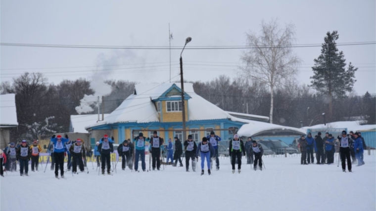В Вурнарском районе в массовой лыжной гонке приняли участие 1345 человек
