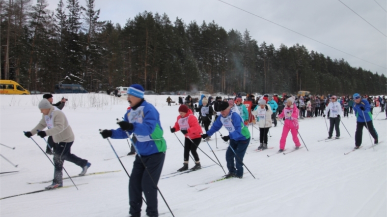 «Лыжня России - 2017» в Шумерлинском районе собрала более 300 любителей здорового образа жизни