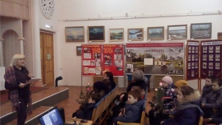 Урок мужества в Доме детского творчества г. Канаш