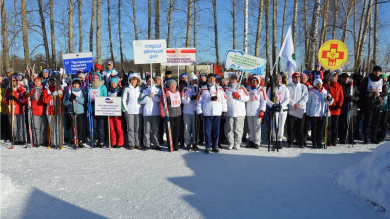 Подведены итоги лыжной гонки Чувашской республиканской организации профсоюза работников здравоохранения РФ