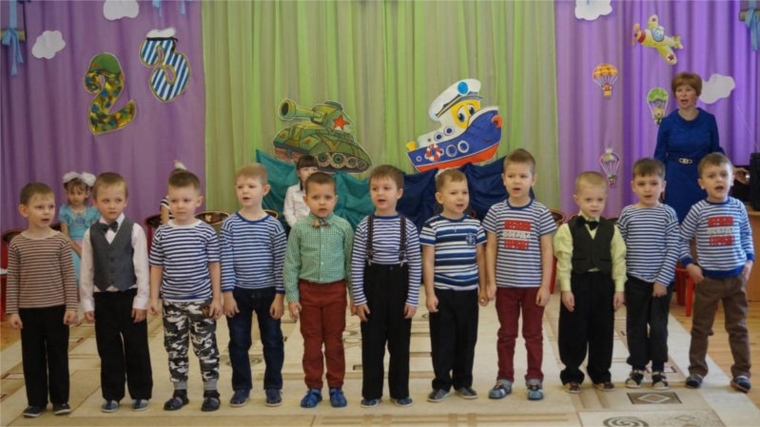 В Чуварлейском детском саду «Колокольчик» прошло мероприятие, посвященное Дню защитника Отечества