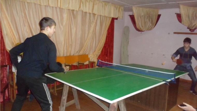 В День защитника Отечества в Малотугаевском СДК прошел теннисный турнир