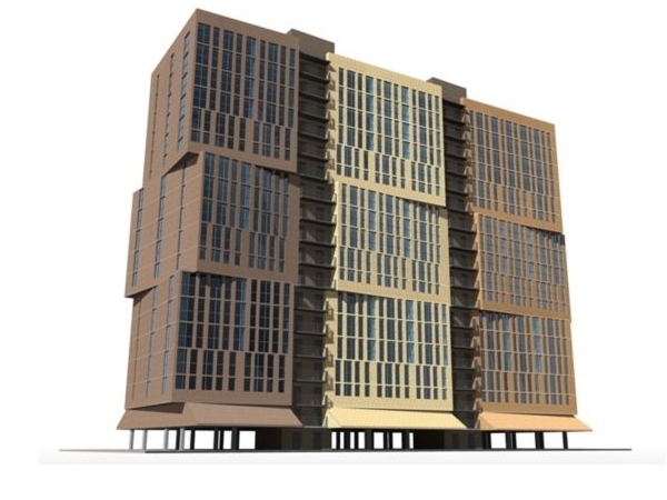 Строительство 18-ти этажного жилого дома в Чебоксарах на месте снесенного аварийного дома планируется закончить в декабре 2017г.