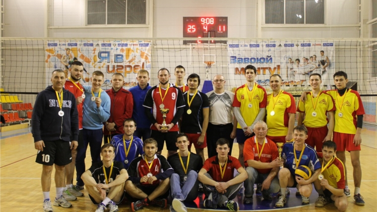 Определился обладатель Кубка города Канаш по волейболу среди мужских команд 2017 года