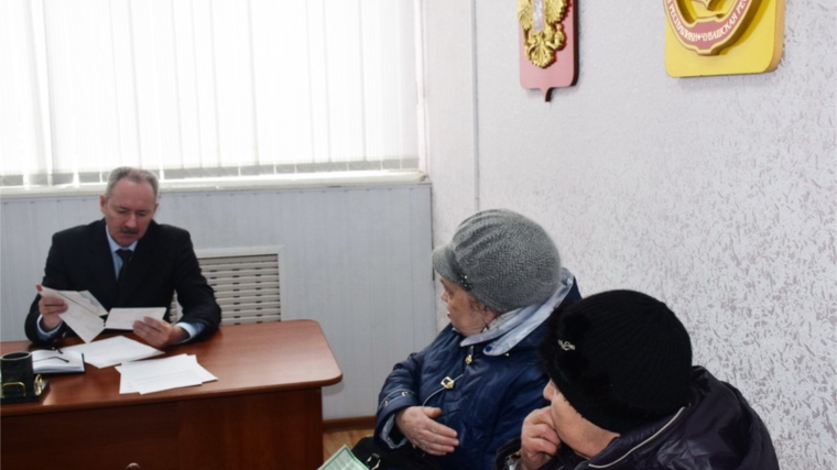 В администрации города Шумерли прошел очередной прием граждан по личным вопросам