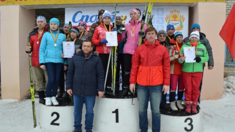 Красночетайцы заняли 1 место в лыжных гонках в зачет XVI спартакиады органов государственной власти Чувашской Республики и органов местного самоуправления