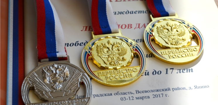 Даниил Леонидов завоевал три медали первенства России по русским шашкам