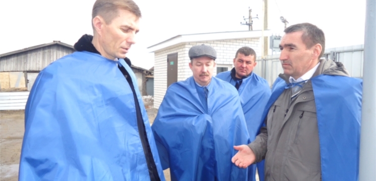 В Комсомольском районе с рабочим визитом побывал руководитель Госветслужбы Чувашии С.И. Скворцов