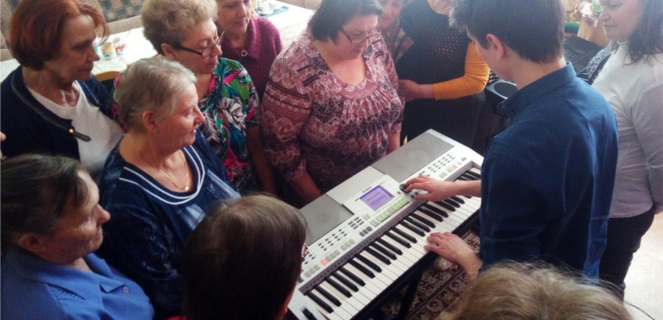 Юные музыканты выступили в Центре социального обслуживания населения города Новочебоксарска
