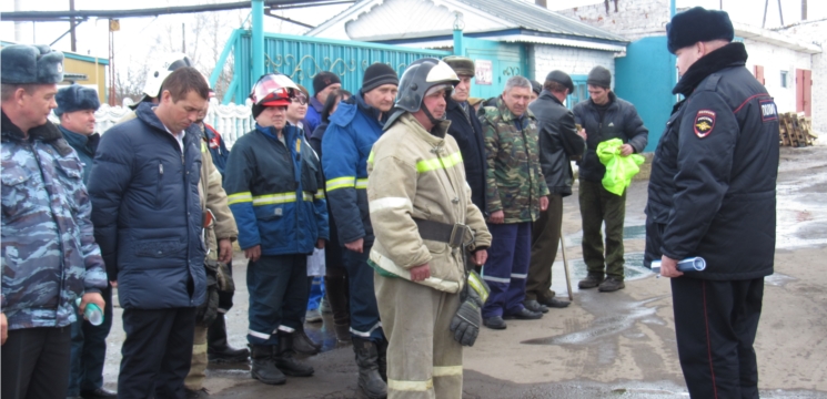 В селе Комсомольское проведена антитеррористическая тренировка оперативных групп