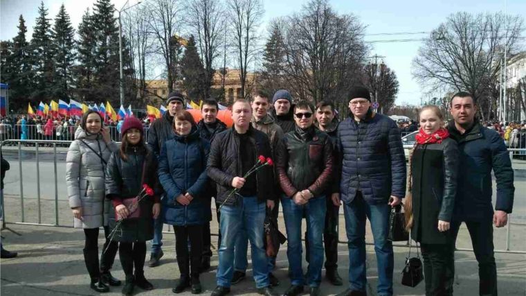 Сотрудники Госжилинспекции Чувашии – участники митинга «Вместе против террора»