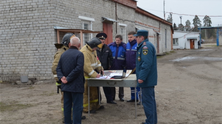 Во Всероссийском командно-штабном учении принимают участие силы и средства Шумерлинского городского звена территориальной подсистемы Единой государственной системы предупреждения и ликвидации чрезвычайных ситуаций