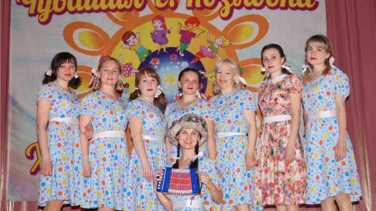Группа «Девчата» Большекатрасьского ЦСДК на конкурсе «Хоровод дружбы»