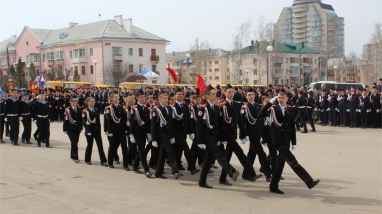 Более тысячи кадет приняли участие в «Кадетской поверке»
