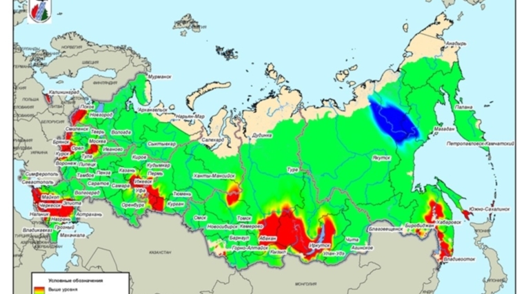 ФБУ &quot;Авиалесоохрана&quot; подготовлен прогноз пожарной опасности в лесах России на май