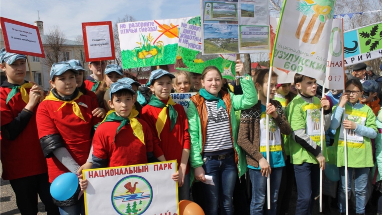 Дружная команда Староайбесинской средней школы приняла участие в экологическом фестивале «Вместе во имя будущего…!»