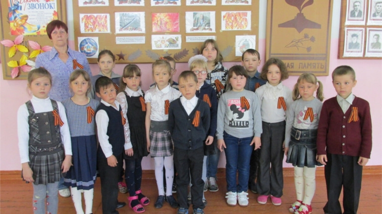Восходские школьники – участники акций «Детям о Победе» и «Георгиевская ленточка»