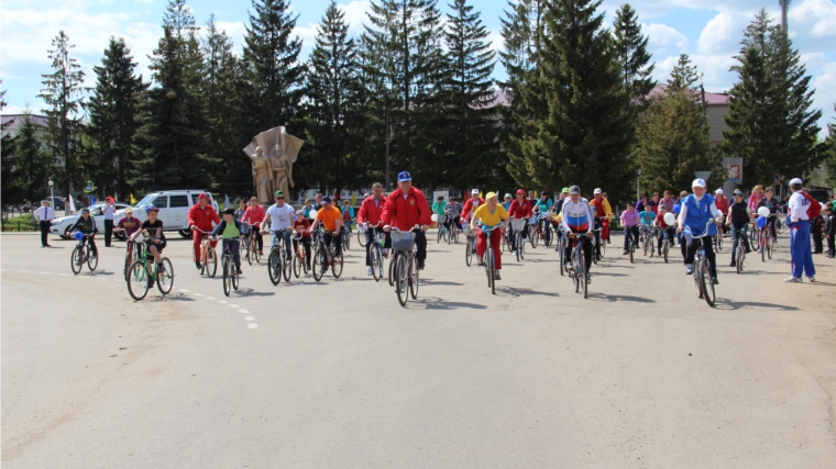 В Красночетайском районе состоялся очередной массовый велопробег, полюбившийся всем любителям активного образа жизни