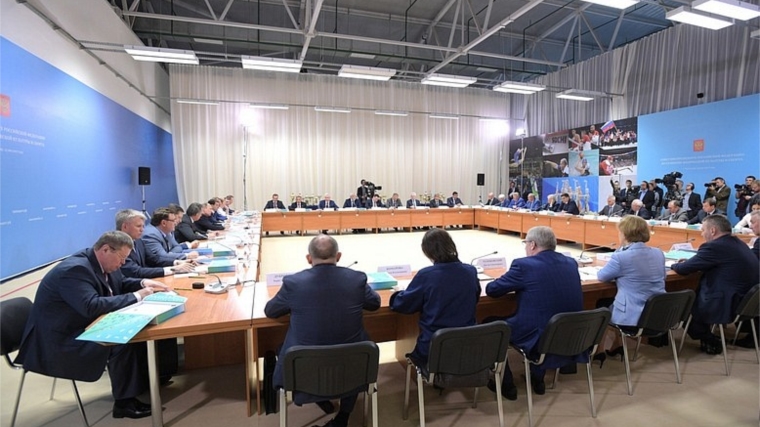 Владимир Путин провел в Краснодаре заседание Совета по развитию физической культуры и спорта