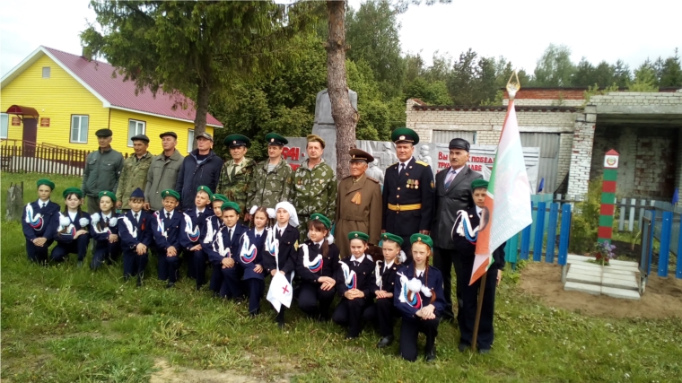 Торжественное открытие памятного знака &quot;Пограничный столб&quot; в д.Ямбахтино