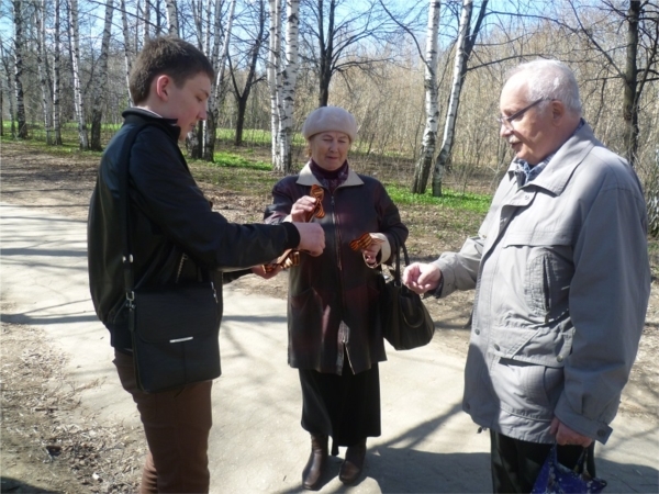 Завтра на восьми площадках Чебоксар раздадут Георгиевские ленточки ("Мой город Чебоксары")
