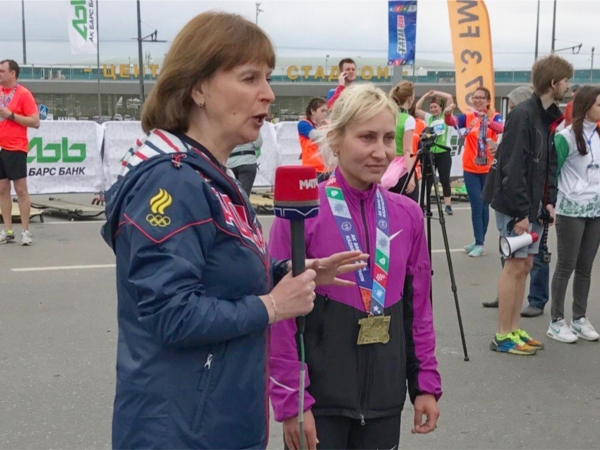 Спортсменка из Чувашии Татьяна Арясова во второй раз подряд стала победителем Казанского марафона