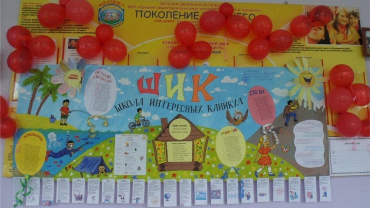 В пришкольных лагерях г. Канаш прошел смотр-конкурс летних уголков