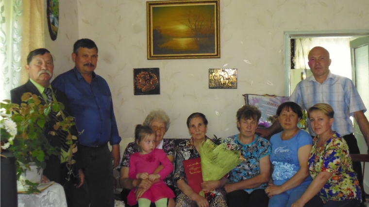 Жительница села Мусирмы Александрова Нина Тимофеевна отметила свое 80-летие