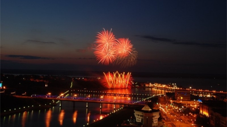 23 июня и 24 июня: X Международный фестиваль фейерверков в Чебоксарах