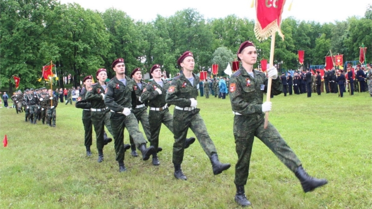 В республиканских финальных играх юнармейского движения «Зарница» и «Орленок» принимают участие команды Красночетайской средней школы