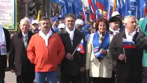 В честь Первомая в Ленинском районе г. Чебоксары запустили огромный воздушный шар