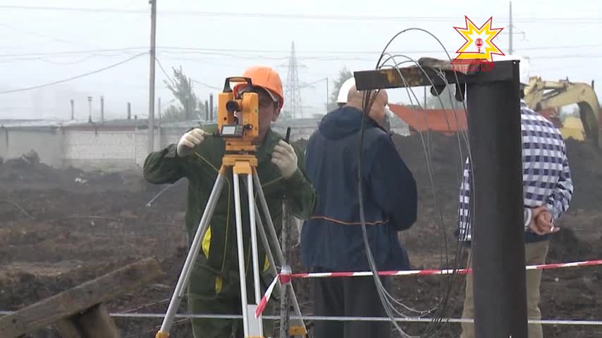 В агрофирме «Ольдеевская» заложили символическую Золотую опору под основание новой теплицы